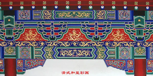 中国建筑彩画装饰图案